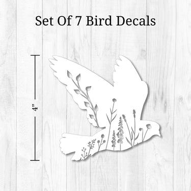 Birds Mirror Decals